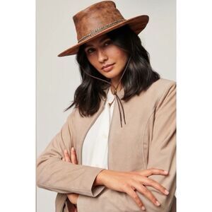 Overland Rancher Crushable Oiled-Leather Cowboy Hat in  Copper / Size L